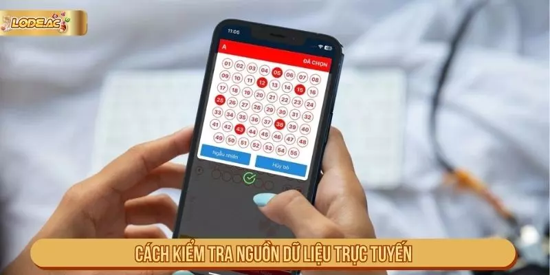 Cách kiểm tra nguồn dữ liệu trực tuyến