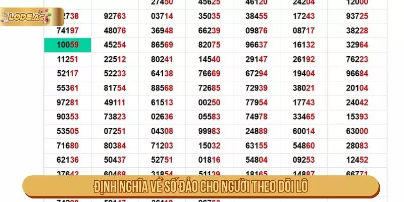 Cách đọc số đảo khi theo dõi lô qua khái niệm cơ bản